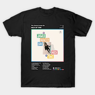 The James Hunter Six - Nick of Time Tracklist Album T-Shirt